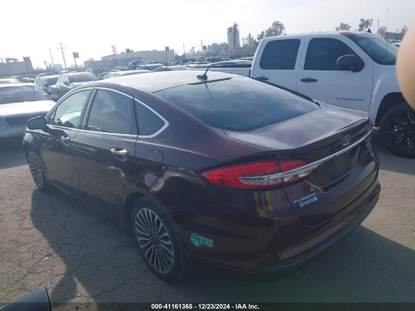 VIN 3FA6P0PU8HR142189 2017 Ford Fusion, Energi Se L... no.3