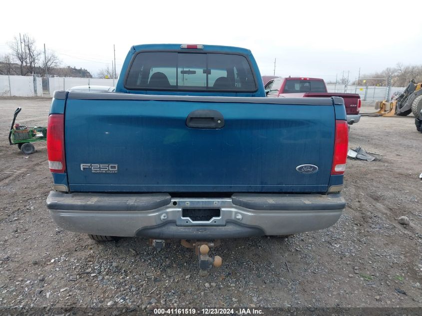 2000 Ford F-250 Lariat/Xl/Xlt VIN: 1FTNW21S3YEB55317 Lot: 41161519