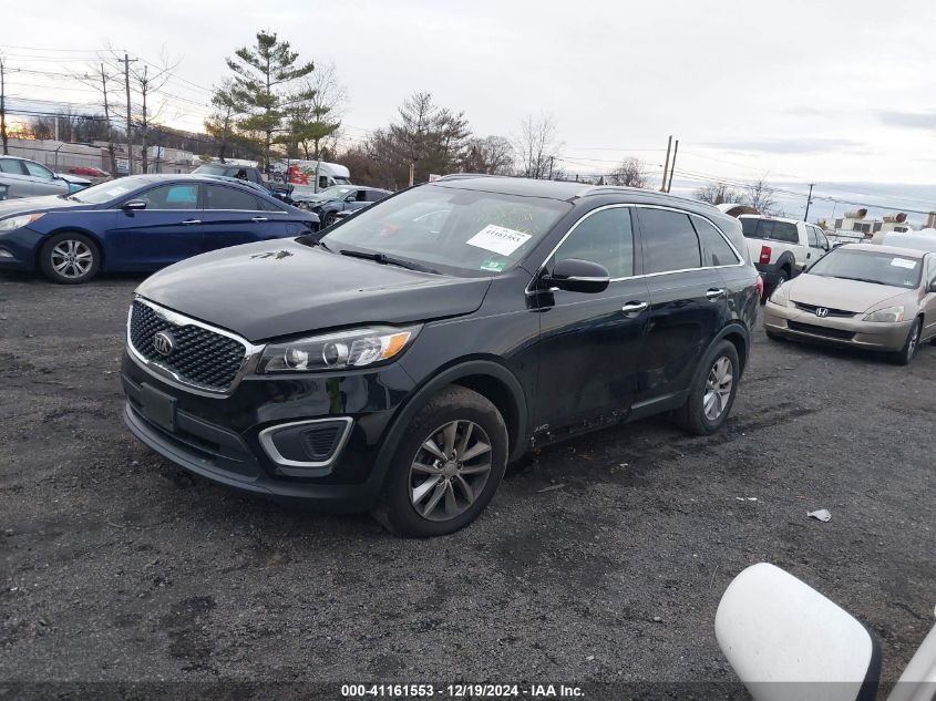 2018 Kia Sorento 2.4L Lx VIN: 5XYPGDA37JG410574 Lot: 41161553