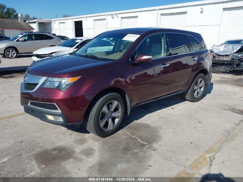 VIN 2HNYD2H36DH504372 2013 Acura MDX, Technology Pa... no.2