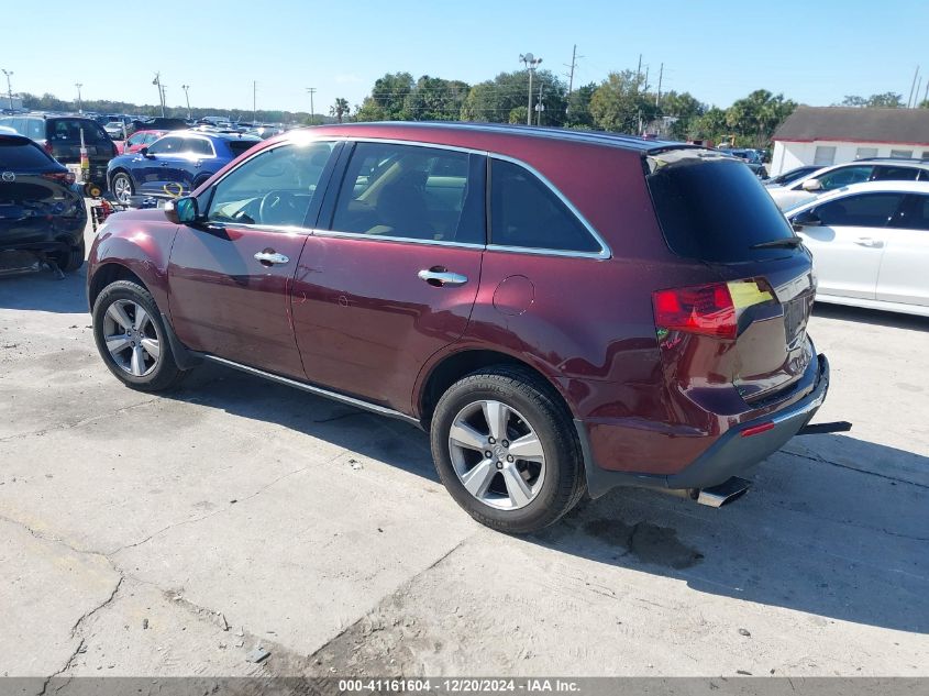 VIN 2HNYD2H36DH504372 2013 Acura MDX, Technology Pa... no.3