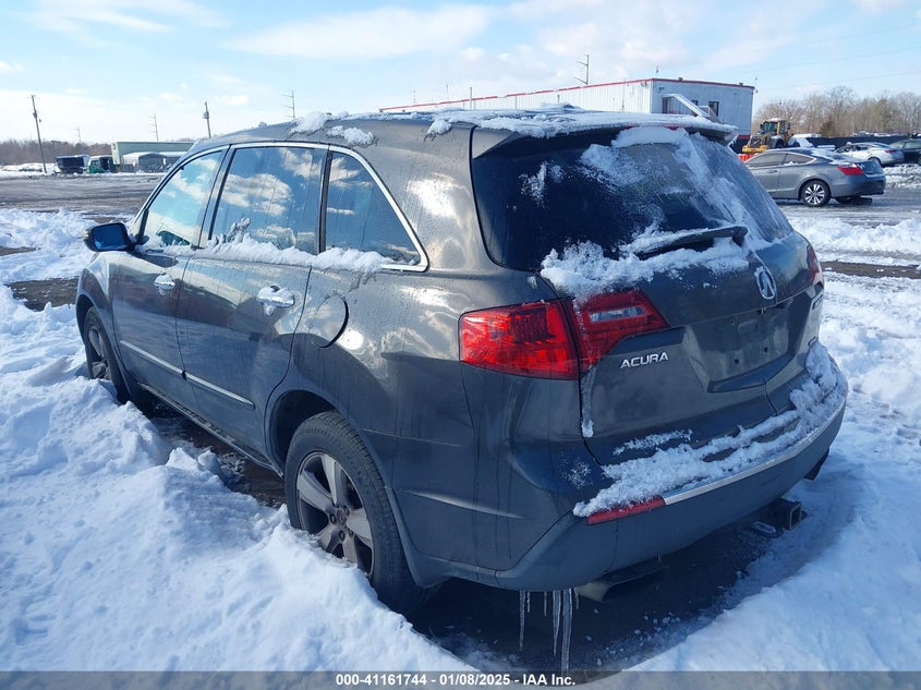 2011 ACURA MDX VIN: 2HNYD2H62BH503856