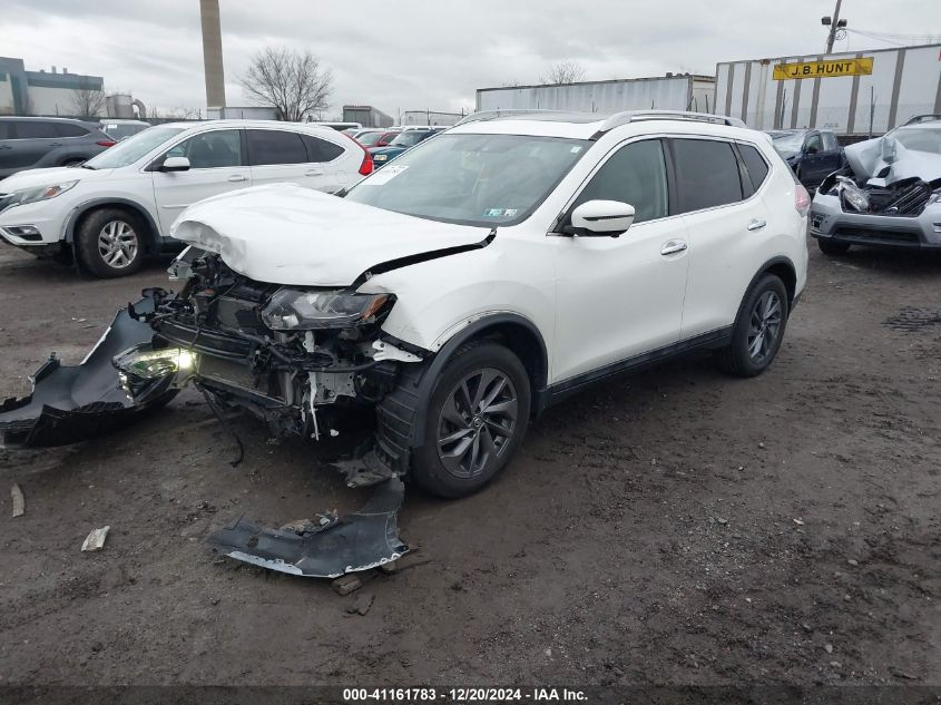 VIN 5N1AT2MV5GC911409 2016 Nissan Rogue, SL no.2