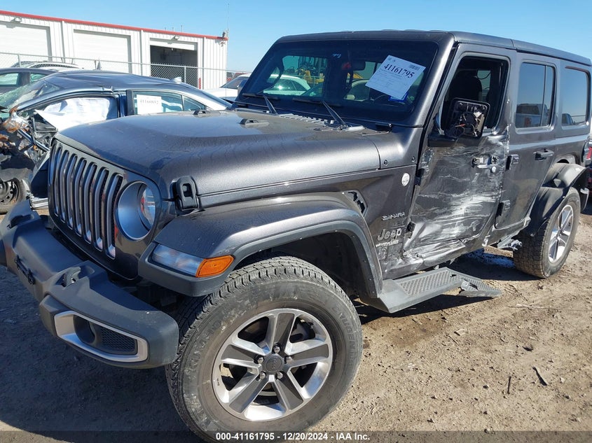 2020 JEEP WRANGLER UNLIMITED SAHARA 4X4 - 1C4HJXENXLW159686