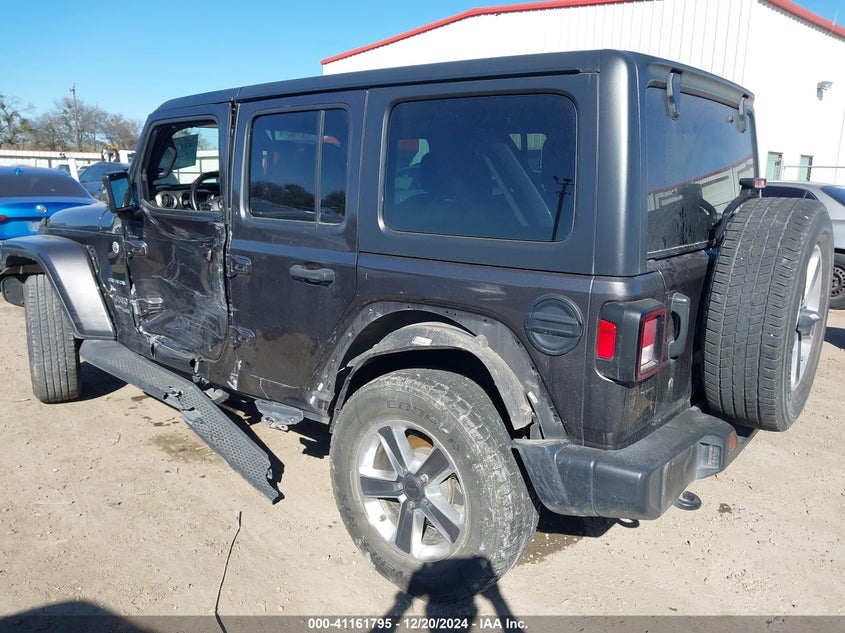 2020 JEEP WRANGLER UNLIMITED SAHARA 4X4 - 1C4HJXENXLW159686