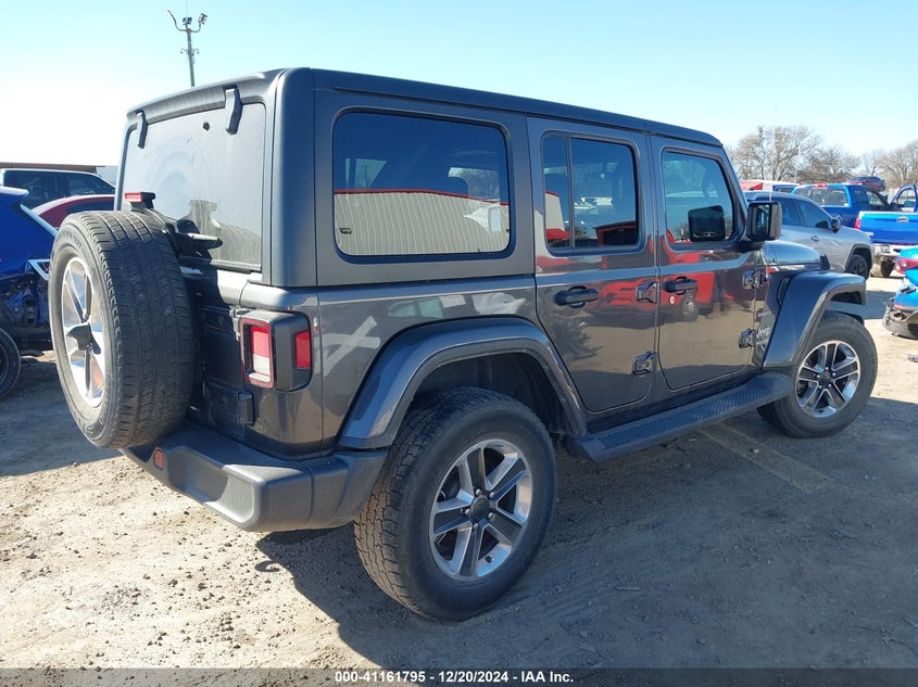 2020 JEEP WRANGLER UNLIMITED SAHARA 4X4 - 1C4HJXENXLW159686