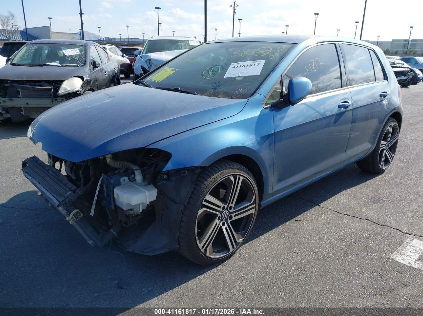 VIN 3VW217AU5FM033644 2015 Volkswagen Golf, Tsi S 4... no.2