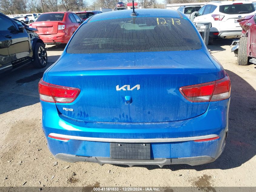 2022 Kia Rio S VIN: 3KPA24AD6NE436258 Lot: 41161833