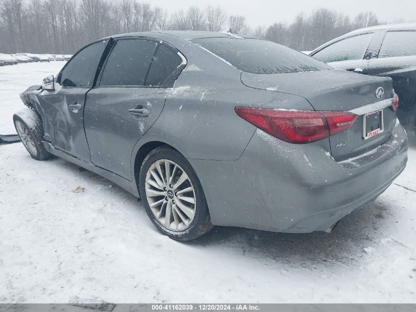 VIN JN1EV7BR4MM751549 2021 INFINITI Q50 no.3