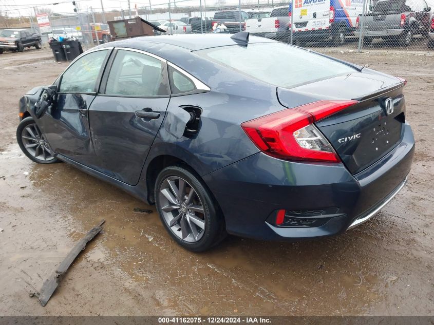 VIN 19XFC1F77LE007874 2020 Honda Civic, Ex-L no.3