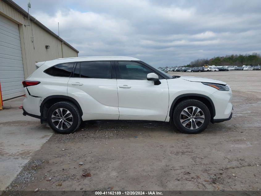 2021 Toyota Highlander Xle VIN: 5TDGZRBH6MS113921 Lot: 41162189