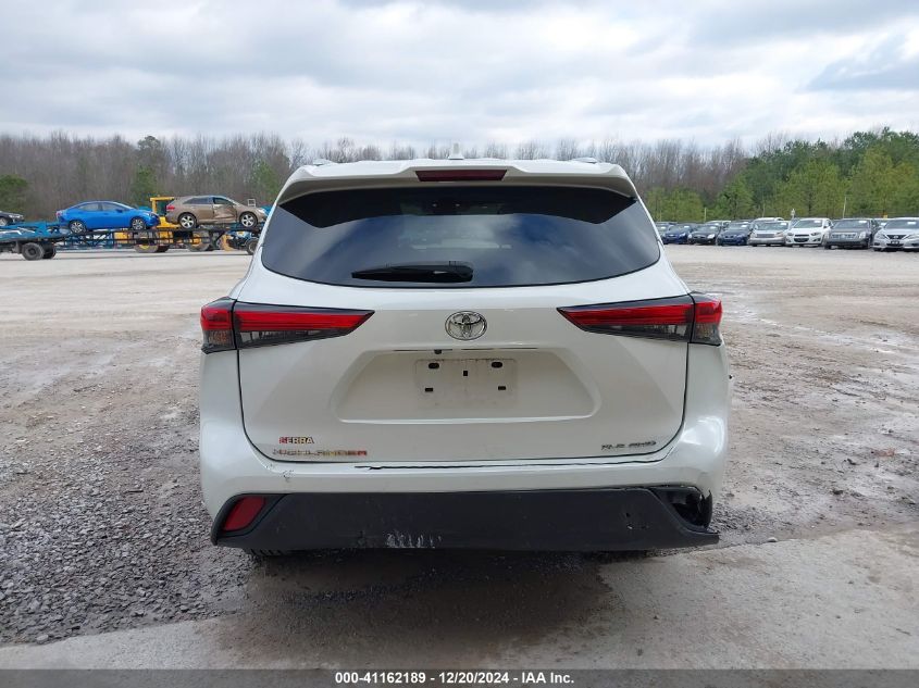 2021 Toyota Highlander Xle VIN: 5TDGZRBH6MS113921 Lot: 41162189