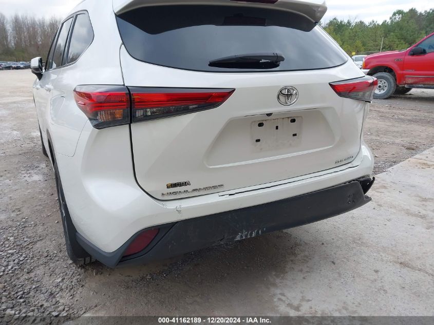 2021 Toyota Highlander Xle VIN: 5TDGZRBH6MS113921 Lot: 41162189