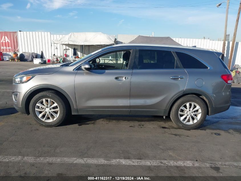 2017 Kia Sorento 2.4L Lx VIN: 5XYPG4A32HG266765 Lot: 41162317