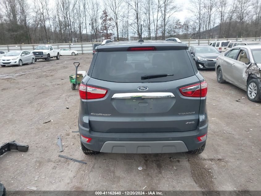 2019 Ford Ecosport Titanium VIN: MAJ6S3KL7KC260755 Lot: 41162640