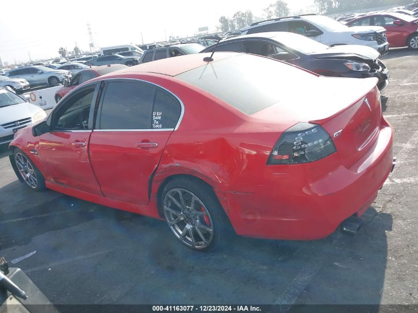 2009 Pontiac G8 Gt VIN: 6G2EC57Y09L172215 Lot: 41163077