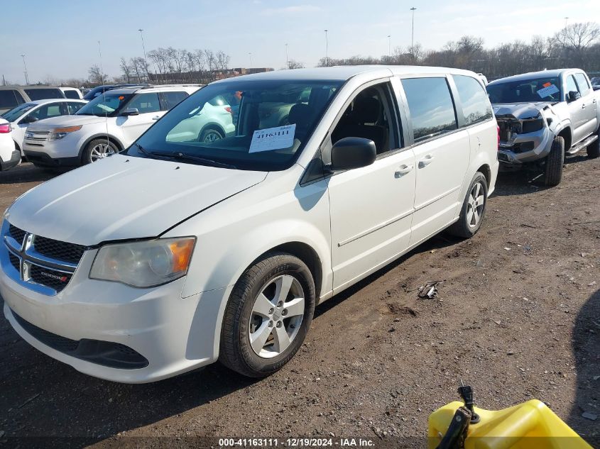 VIN 2C4RDGBG5DR562714 2013 Dodge Grand Caravan, SE no.2