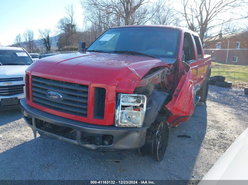 2008 Ford F-250 Fx4/King Ranch/Lariat/Xl/Xlt VIN: 1FTSW21568EC46658 Lot: 41163132