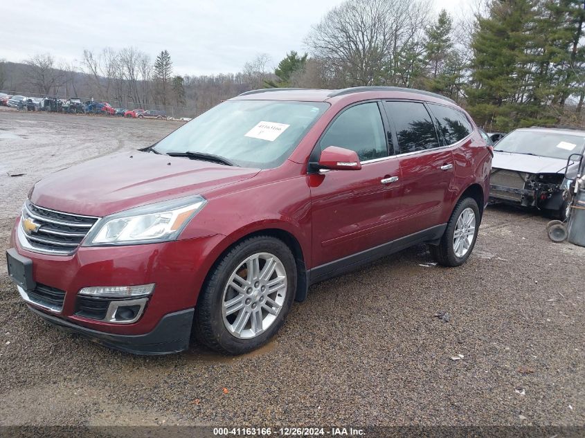 VIN 1GNKVGKDXFJ346053 2015 Chevrolet Traverse, 1LT no.2