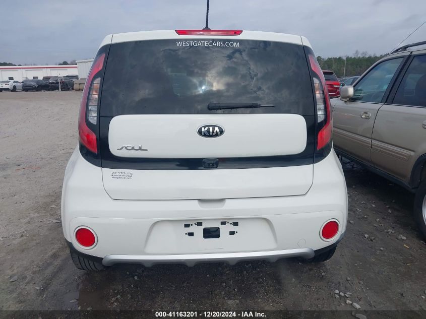 2018 Kia Soul + VIN: KNDJP3A57J7619957 Lot: 41163201