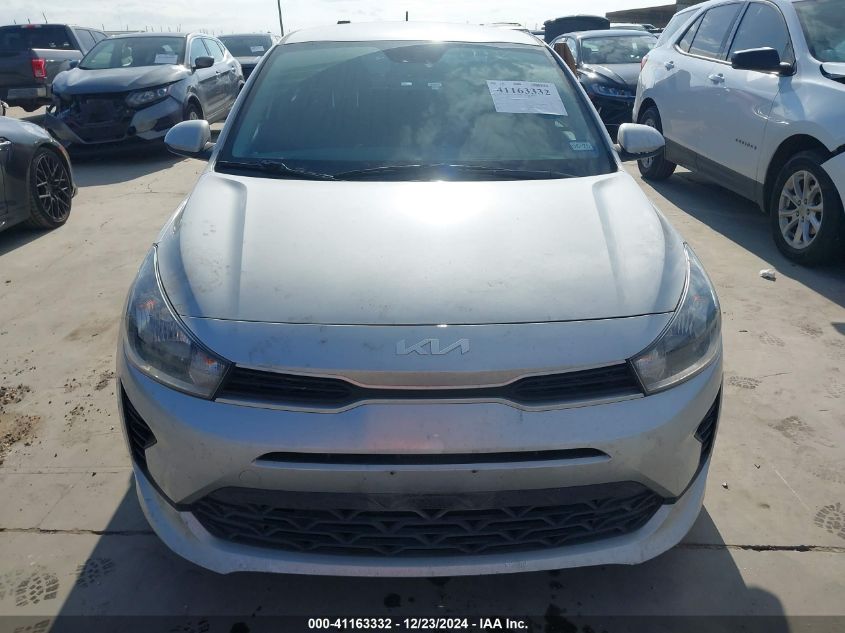 2022 Kia Rio S VIN: 3KPA24AD6NE490501 Lot: 41163332