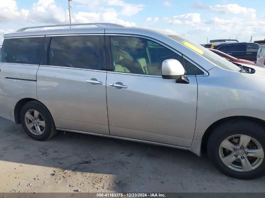 2015 Nissan Quest Sv VIN: JN8AE2KP7F9129812 Lot: 41163375