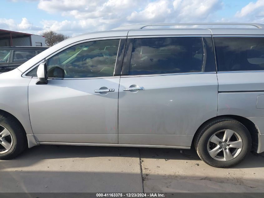 2015 Nissan Quest Sv VIN: JN8AE2KP7F9129812 Lot: 41163375