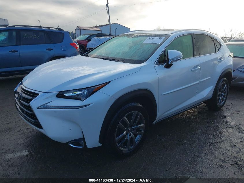 VIN JTJBARBZ7F2020391 2015 Lexus NX, 200T no.2