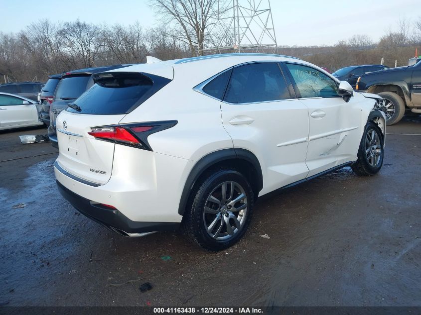 VIN JTJBARBZ7F2020391 2015 Lexus NX, 200T no.4