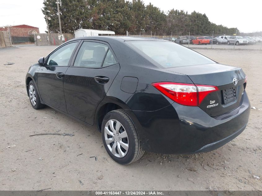 VIN 2T1BURHE1EC001267 2014 Toyota Corolla, LE no.3