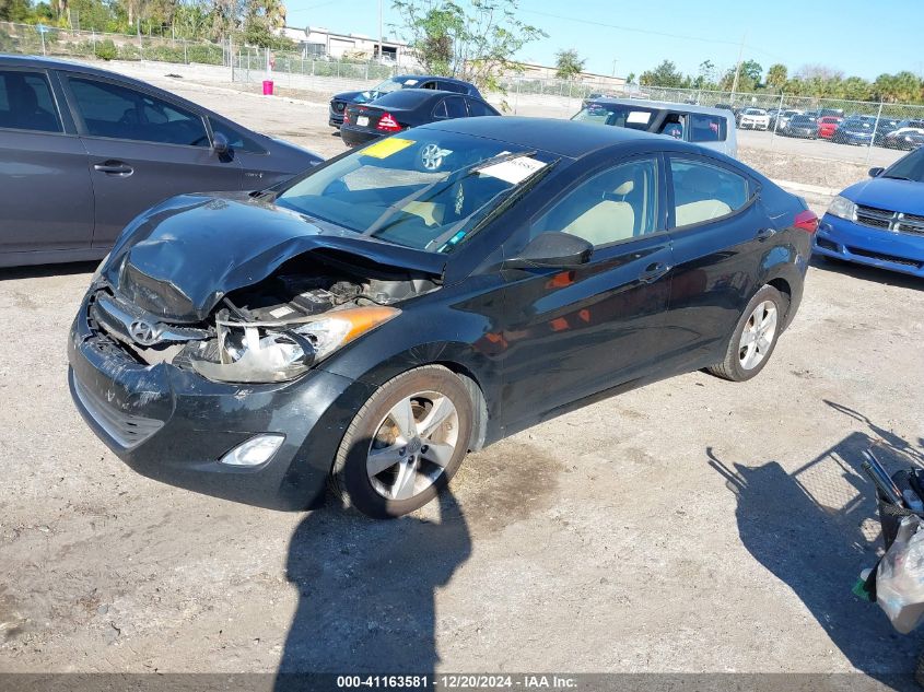 VIN 5NPDH4AE2DH306489 2013 Hyundai Elantra, Gls no.2