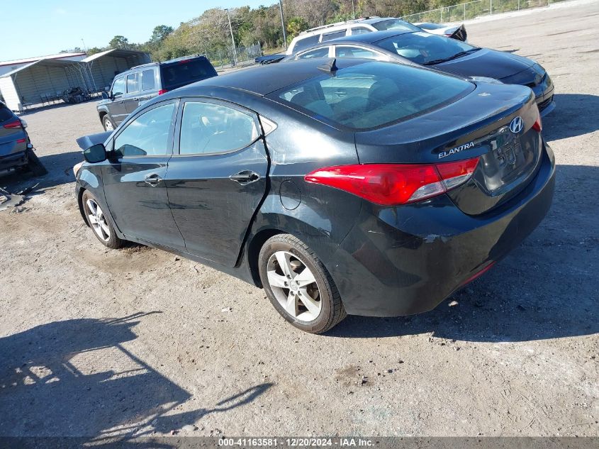 VIN 5NPDH4AE2DH306489 2013 Hyundai Elantra, Gls no.3