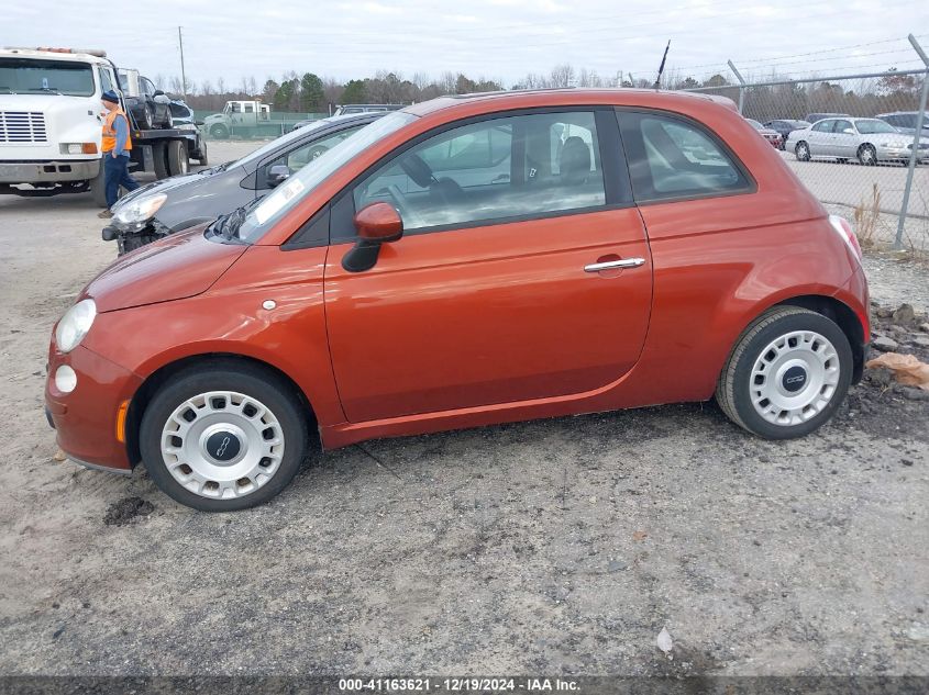 2012 Fiat 500 Pop VIN: 3C3CFFAR4CT107768 Lot: 41163621