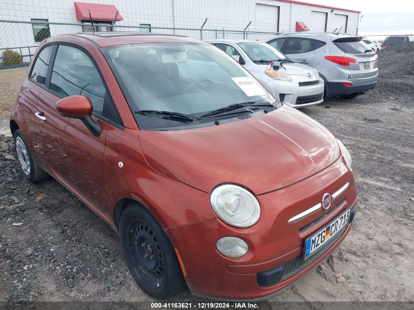 2012 Fiat 500 Pop VIN: 3C3CFFAR4CT107768 Lot: 41163621