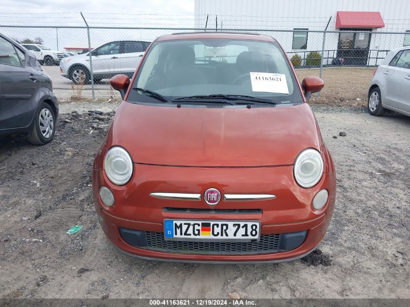 2012 Fiat 500 Pop VIN: 3C3CFFAR4CT107768 Lot: 41163621