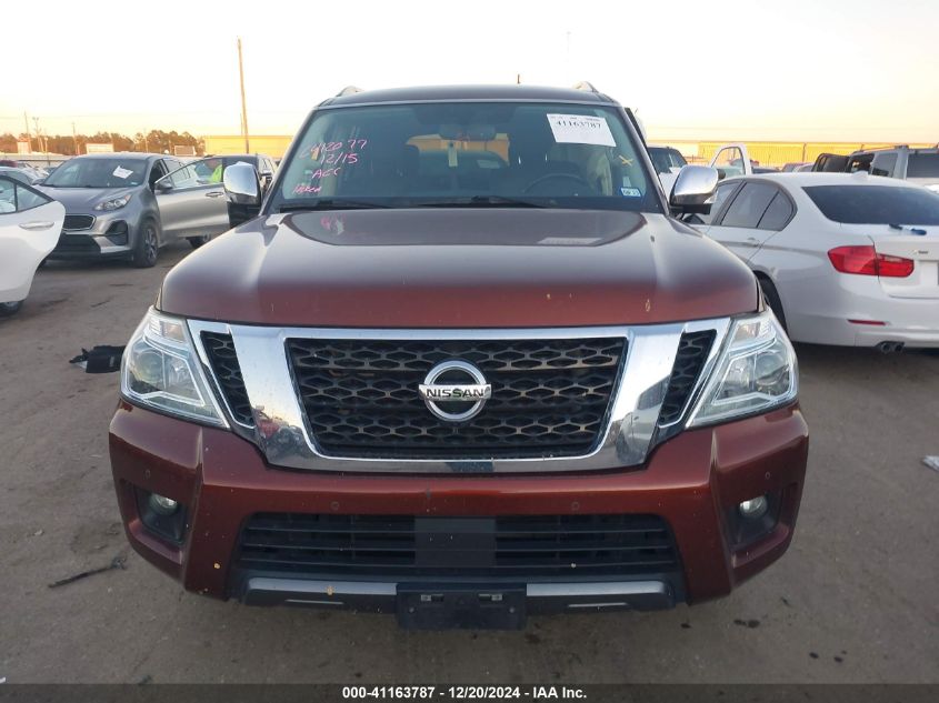 2019 Nissan Armada Sl VIN: JN8AY2NC9K9587457 Lot: 41163787