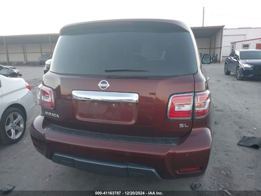 2019 Nissan Armada Sl VIN: JN8AY2NC9K9587457 Lot: 41163787