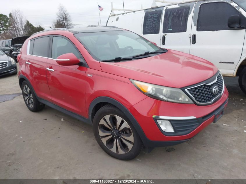 VIN KNDPCCA67D7435637 2013 KIA Sportage, SX no.1