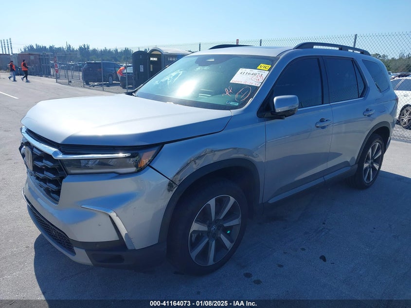 Vin: 5fnyg2h77sb008614, lot: 41654339, honda pilot touring 20252