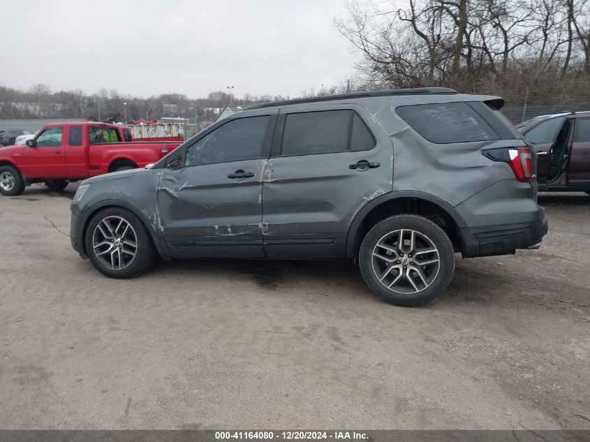 2018 Ford Explorer Sport VIN: 1FM5K8GTXJGC50350 Lot: 41164080