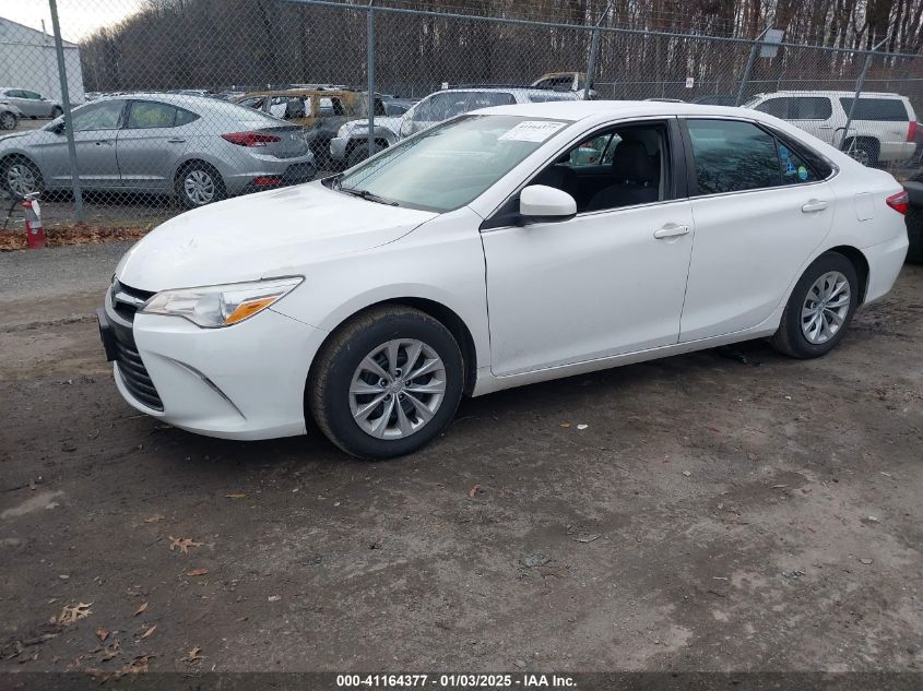 VIN 4T4BF1FK7FR491837 2015 Toyota Camry, LE no.2