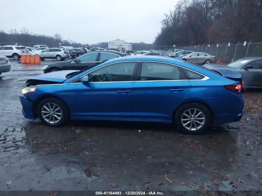 2019 Hyundai Sonata Se VIN: 5NPE24AFXKH783845 Lot: 41164493