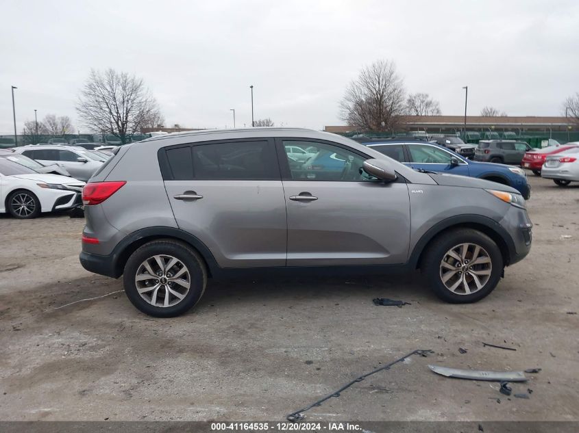 2014 Kia Sportage Lx VIN: KNDPBCAC5E7657586 Lot: 41164535