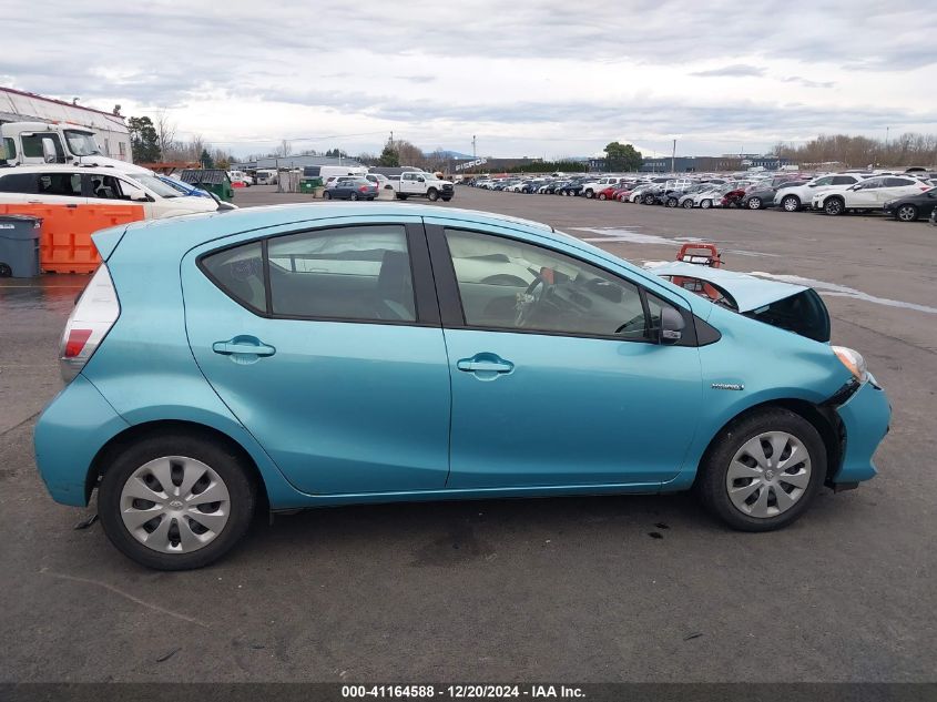 2014 Toyota Prius C One VIN: JTDKDTB31E1081047 Lot: 41164588