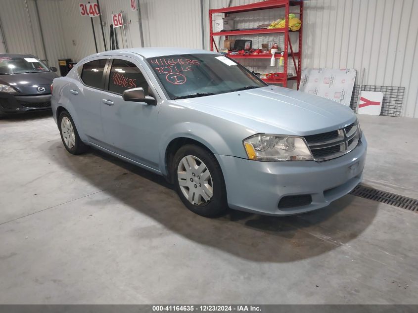 VIN 1C3CDZAB5DN650509 2013 Dodge Avenger, SE no.1