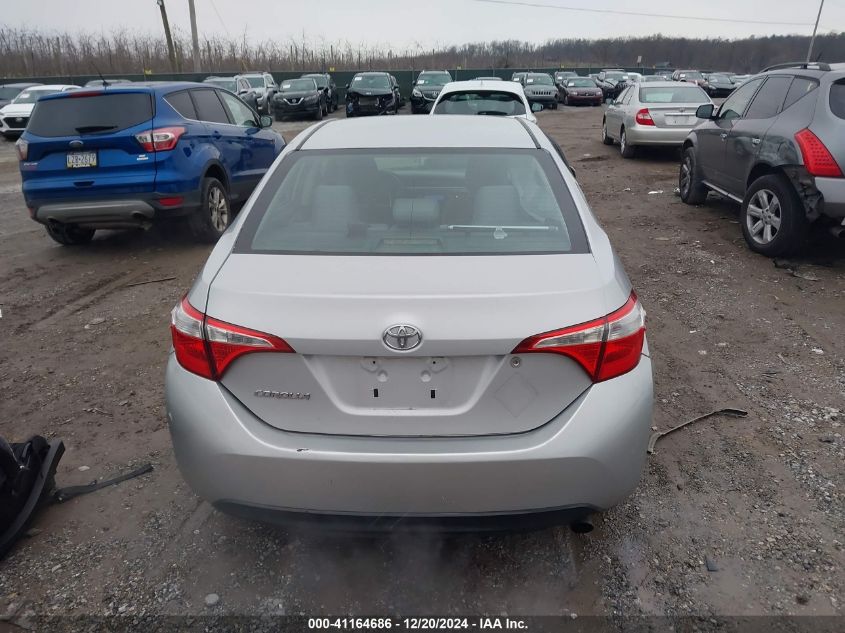 2014 Toyota Corolla L VIN: 2T1BURHE0EC032896 Lot: 41164686