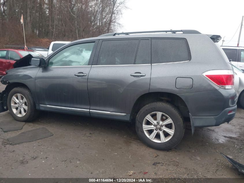 2012 Toyota Highlander Se V6 VIN: 5TDBK3EH3CS100386 Lot: 41164694