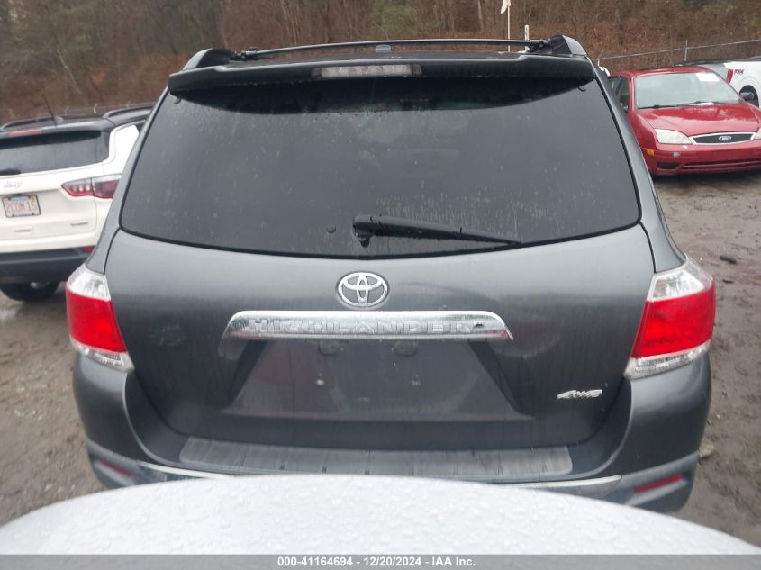 2012 Toyota Highlander Se V6 VIN: 5TDBK3EH3CS100386 Lot: 41164694