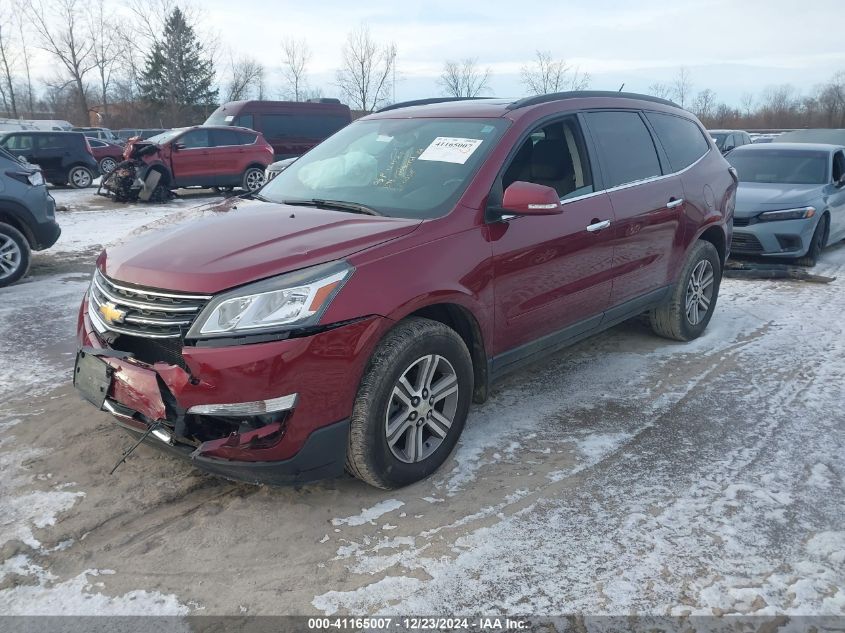 VIN 1GNKRHKDXGJ226331 2016 Chevrolet Traverse, 2LT no.2