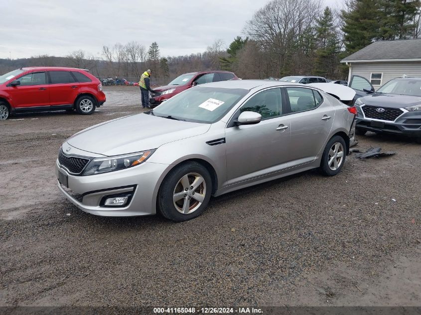 VIN KNAGM4A73E5478703 2014 KIA OPTIMA no.2